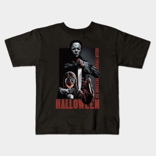 halloween myers slasher Kids T-Shirt